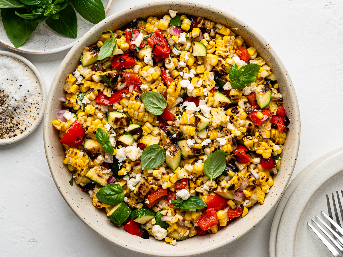 Grilled Zucchini and Barley Salad