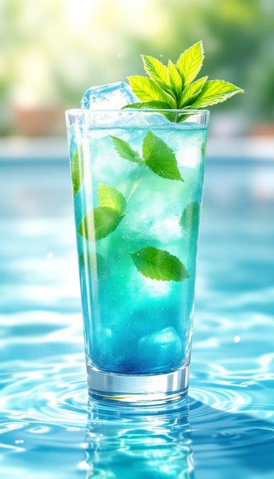 CRISTAL BLUE MOJITO